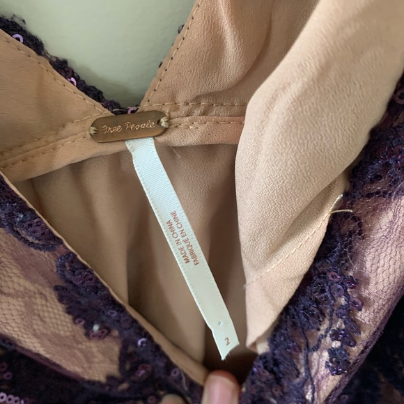 Free People Night Shimmers mini dress - Picture 4 of 5